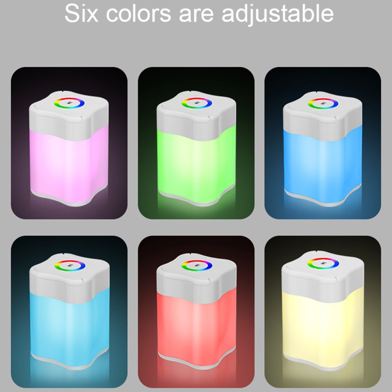 Luz ambiente multicolorida, luz noturna USB com controle remoto, luz ...