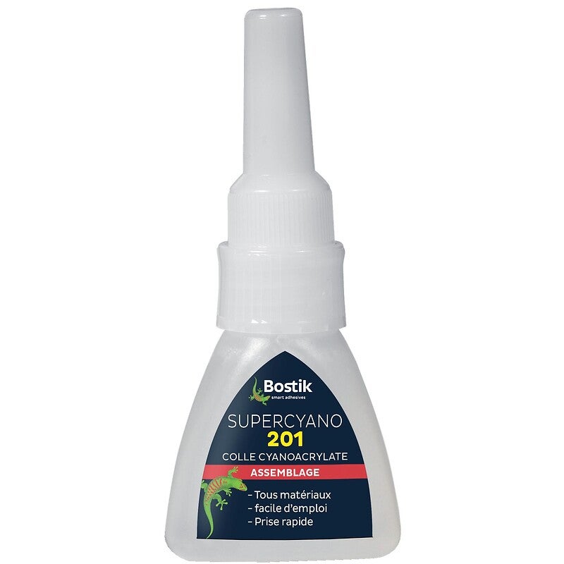 Colle spéciale supercyano 201 - flacon 20g - 2