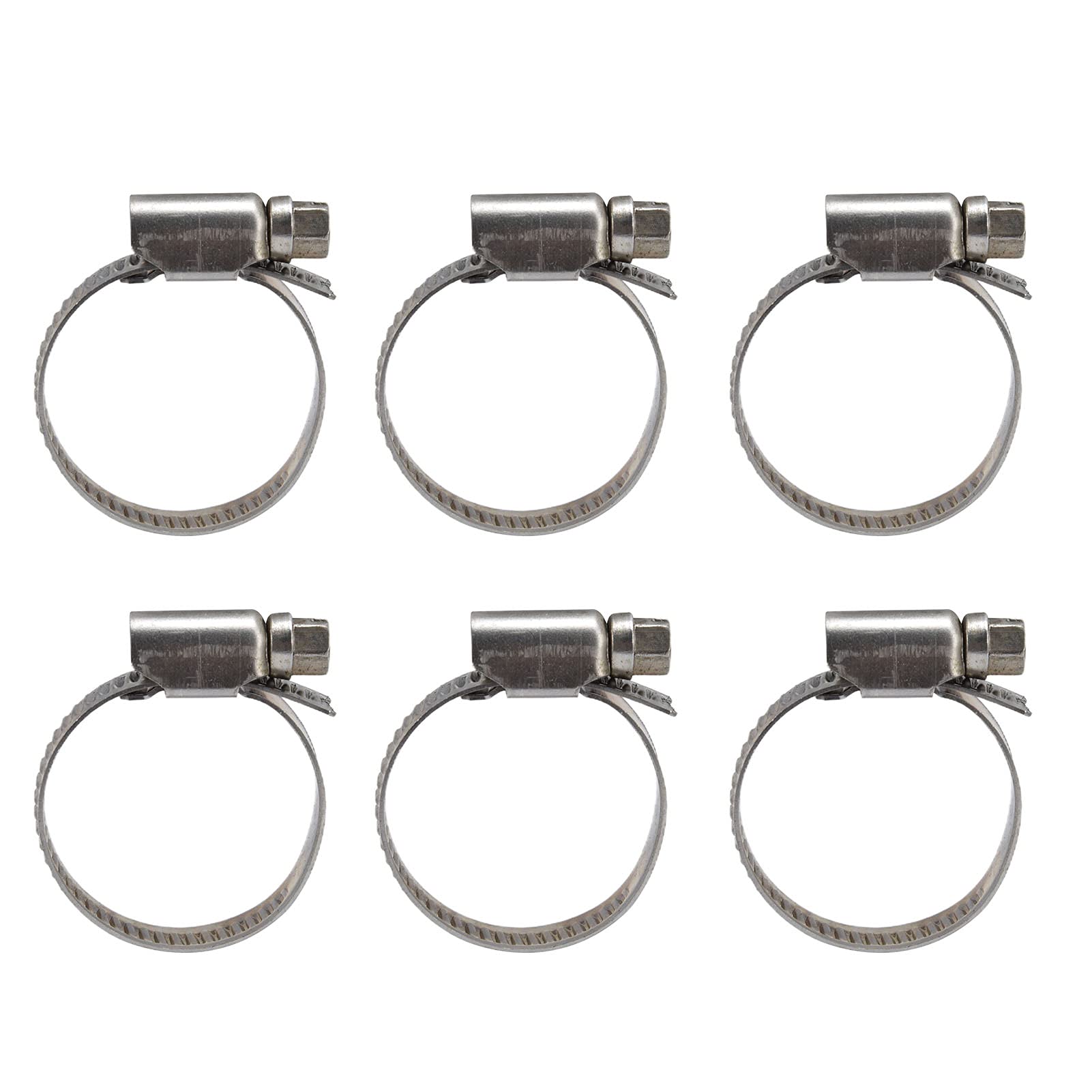 Fascette stringitubo in acciaio inox, 60 fascette stringitubo in