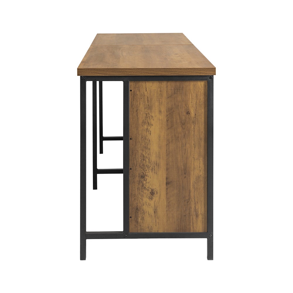 SoBuy Wyspa kuchenna Brązowy 170x60x88.5cm Przemysłowy KNL01-F - 9