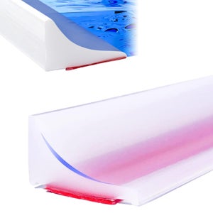 2 Rouleaux Bande D Etancheite Salle De Bain, PVC Ruban De Calfeutrage Autocollant, Bande