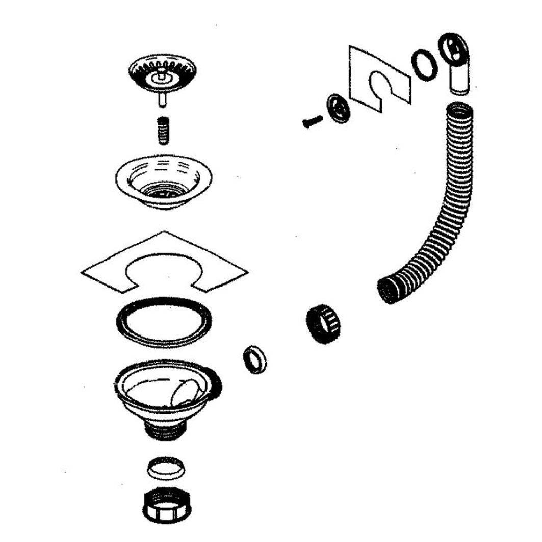 Sierra lavello a vasca grande singola 76x50 in resina nera - 6
