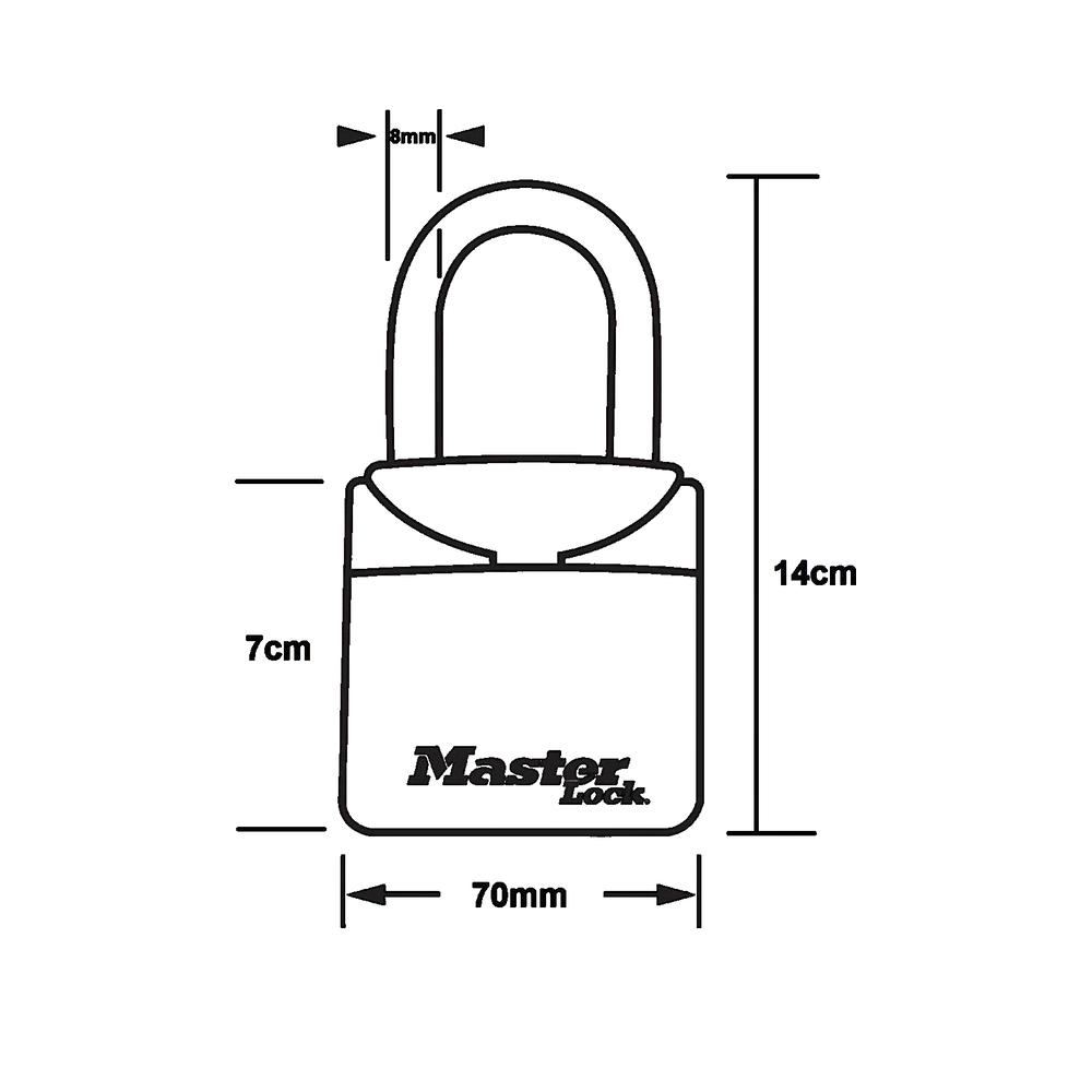 Boîte à clés transportable Master Lock 5406EURD - 2