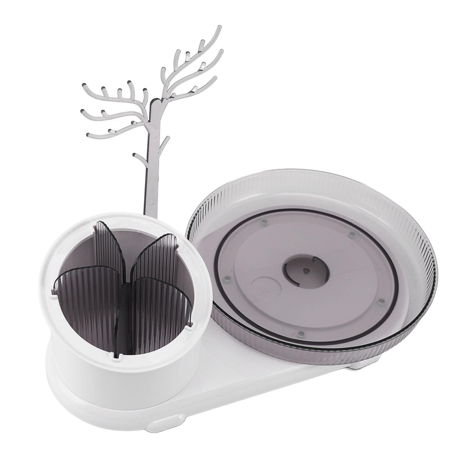 Organiseur Rotatif 360° Pour Pinceaux De Maquillage En Acrylique - Multifonction, Rangement Bureau Et Fournitures D'art