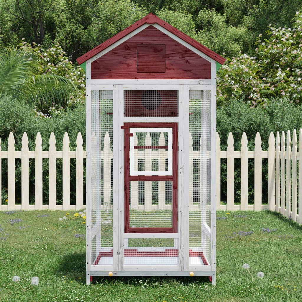 Casetta Per Uccelli Homescapes In Legno Di Pino E Rame - 20x14x11 Cm, Già Assemblata, Con Apertura Per Pulizia, Per Giardino E Balcone - 2