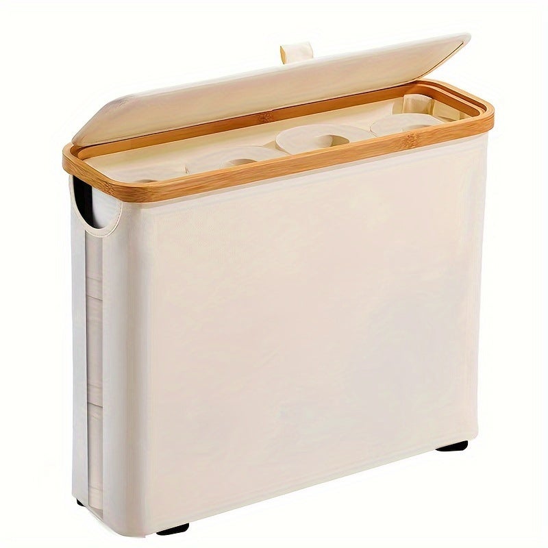 Porte-papier Toilette Avec Couvercle, étagère De Rangement Multifonctionnelle Pour Salle De Bain Boite A Papier Toilette Pliable Panier De Grande Capacite Noir 90312909 Porte-papier Toilette Avec Couvercle, étagère De Rangement Multifonctionnelle Pour Salle De Bain Boite A Papier Toilette Pliable Panier De Grande Capacite Noir 90312909