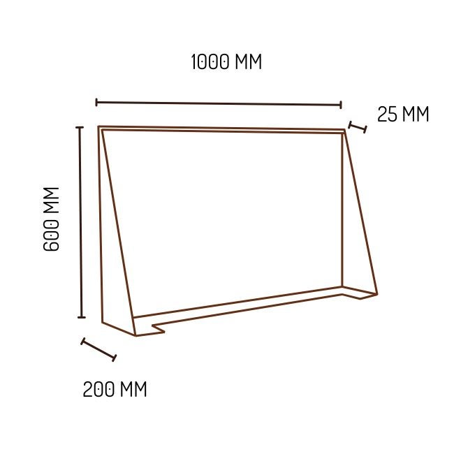 Mur de soutènement en Métal Acier Corten Premium L.100 x H.60 cm - madecoupesurmesure - 7