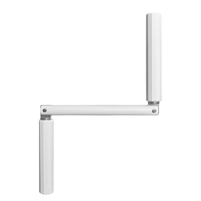 Poignée de manivelle, Aluminium, Blanc , Tourillon D.11,9, Geiger