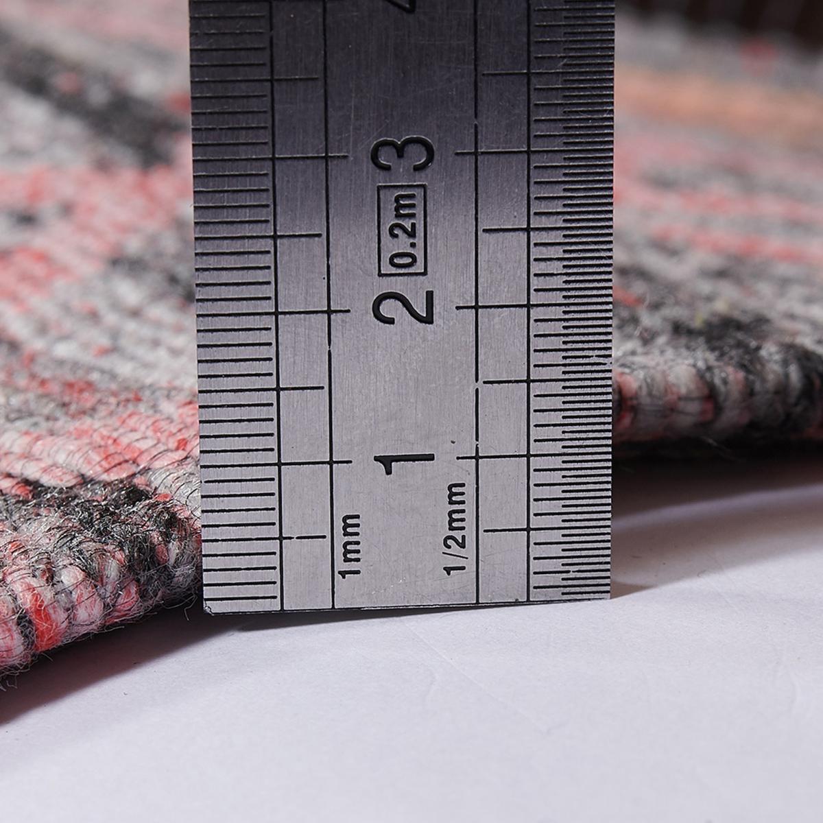 tapis chambre 60x110 fait à la main rose rectangle motif ethnique VORELA - 4