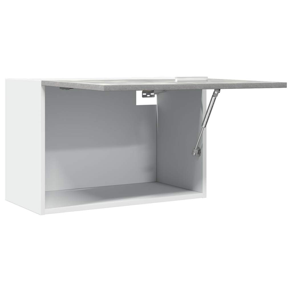 Mobile suspendu en ciment gris 60x31x40 cm en contreplaqué | Leroy Merlin