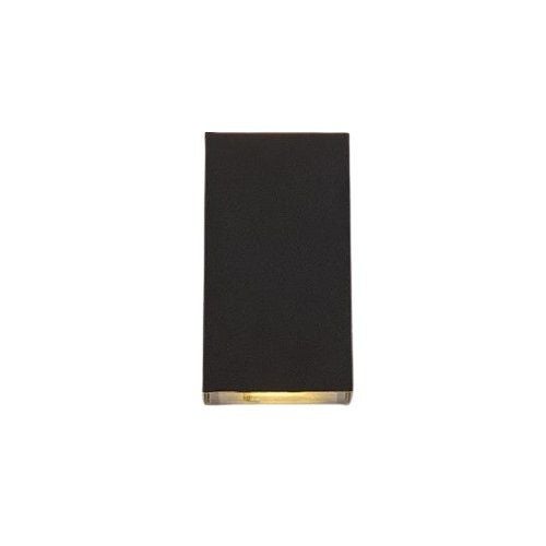 Kinkiet ścienny Agi czarny LED 6W 3000K wym: 16 x 9 x 6 cm aluminium IP20 Abigali