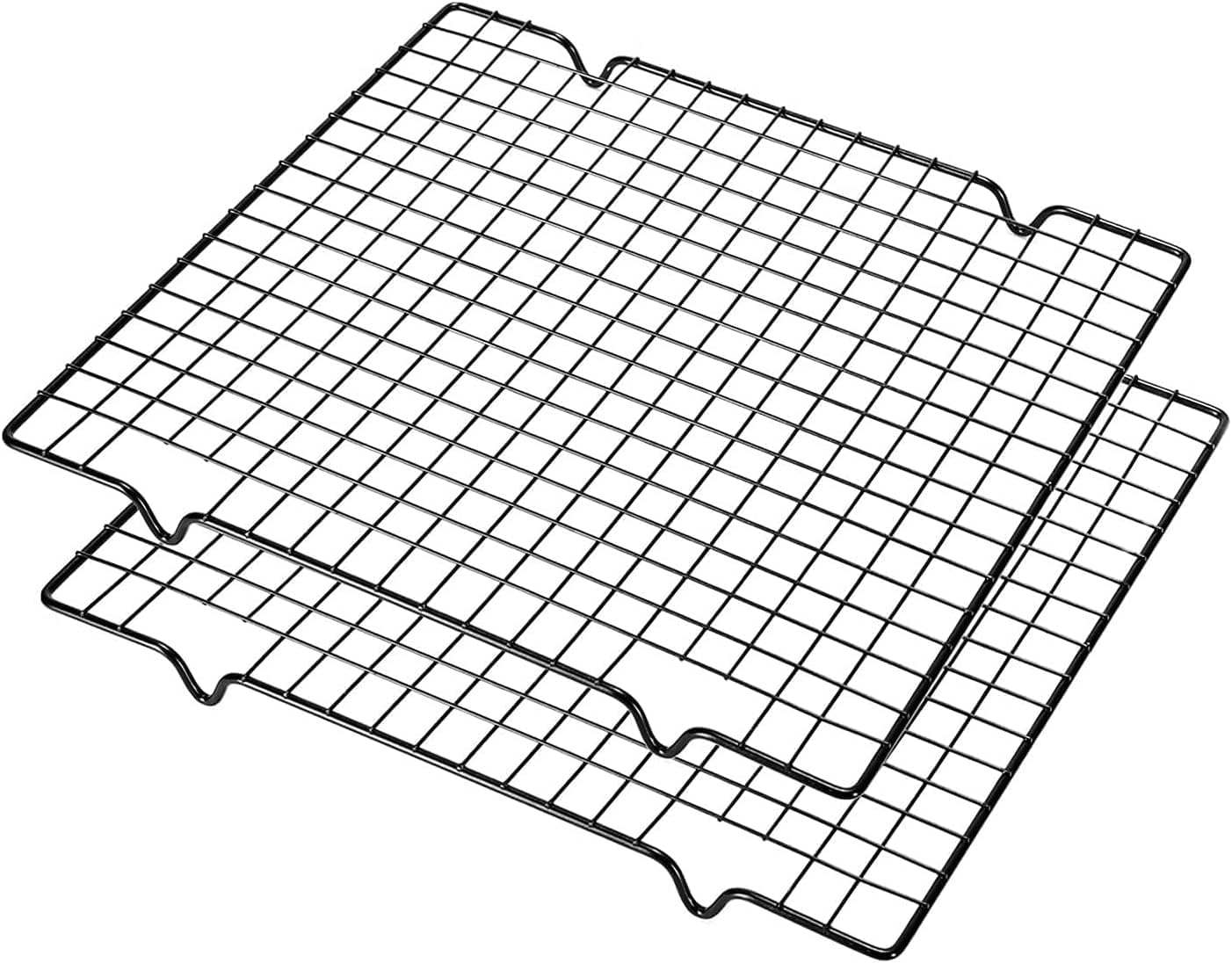 Zestaw 2 stojaków do chłodzenia ciast - ze stabilnymi nóżkami - 40 x 25 x 2 cm