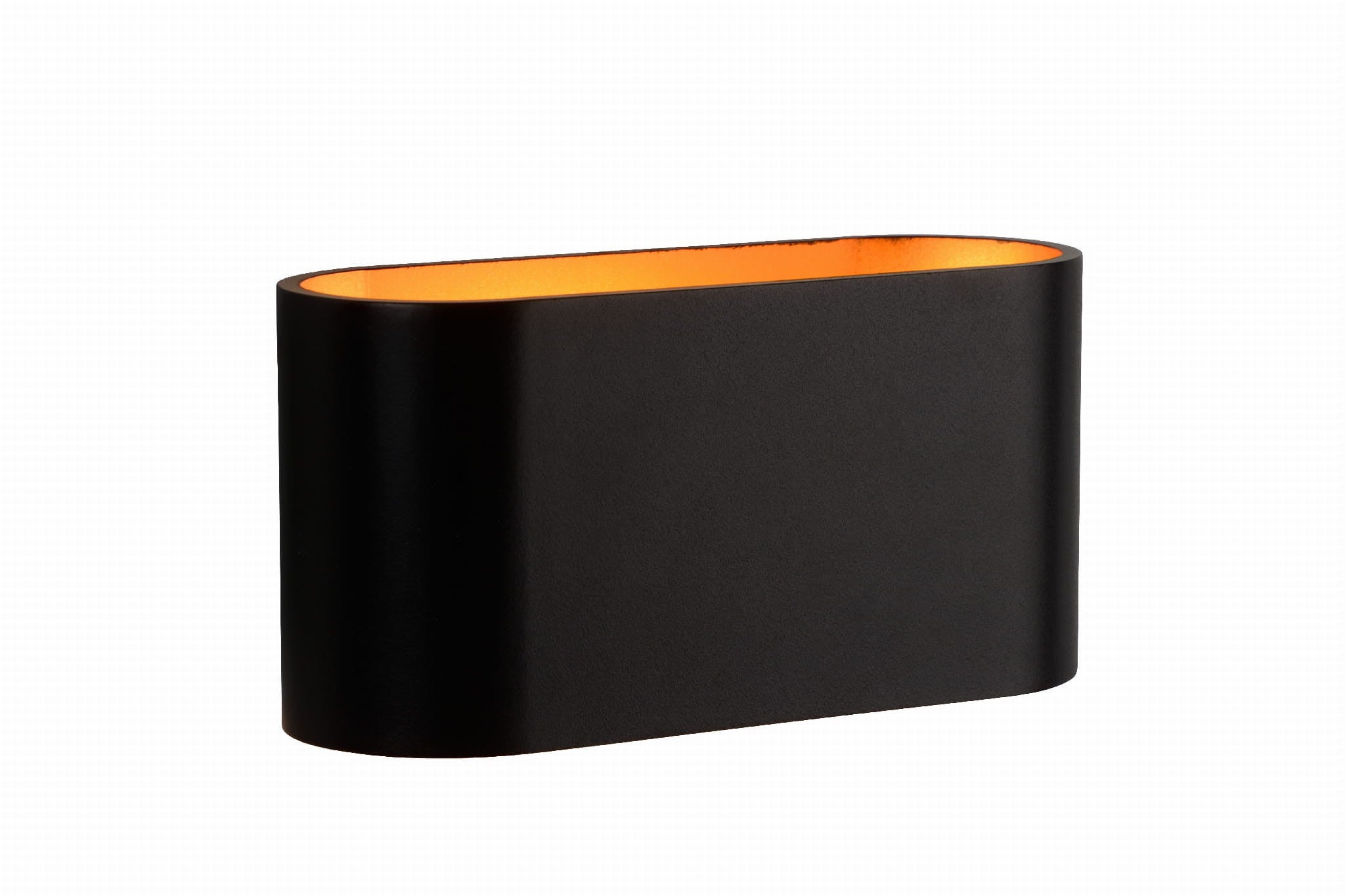 Kinkiet XERA czarny-mosiądz-złoty 1xG9x42W aluminium wym:8x16x8cm IP20 Lucide