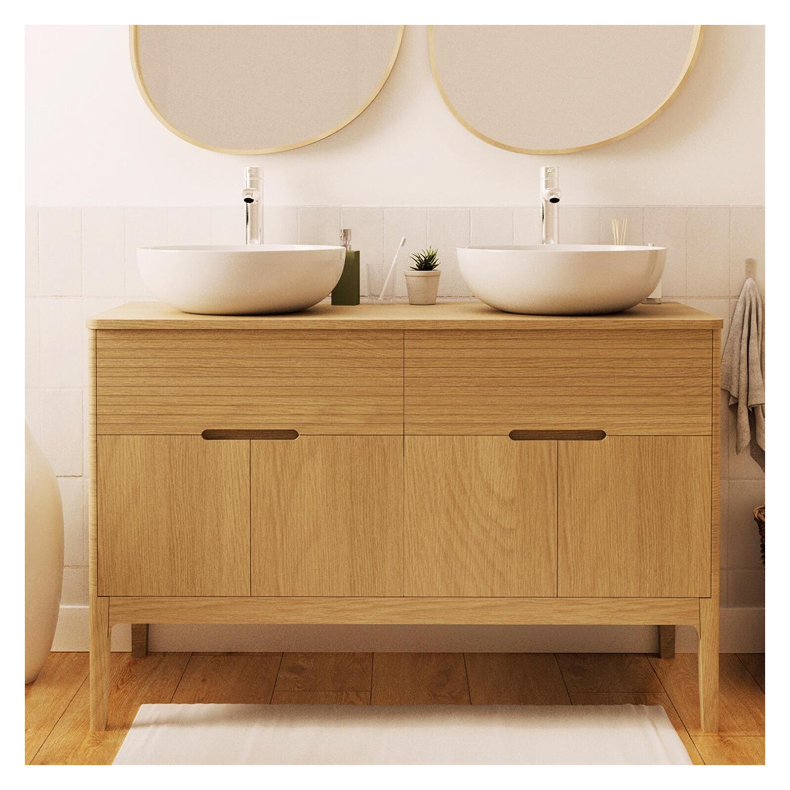 BAZIL Meuble sous-vasque 60 cm tiroirs BAZIL Meuble sous-vasque 60 cm tiroirs