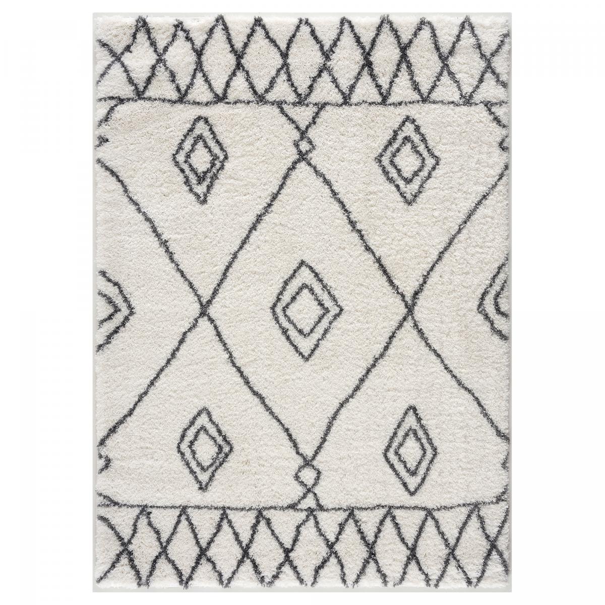 Grand Tapis Berbère En Laine Dezenco - 140x275 Cm - Motif Traditionnel - Neuf