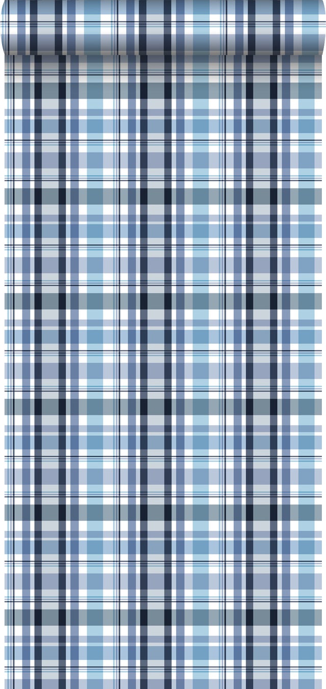 Tapeta diamenty niebieskim - 53 cm x 10.05 m - ESTAHOME