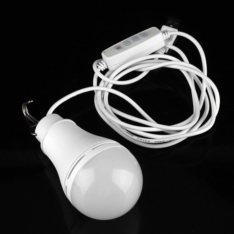 Lâmpada LED USB 5V, luz de emergência para camping, caminhadas, leitura ...