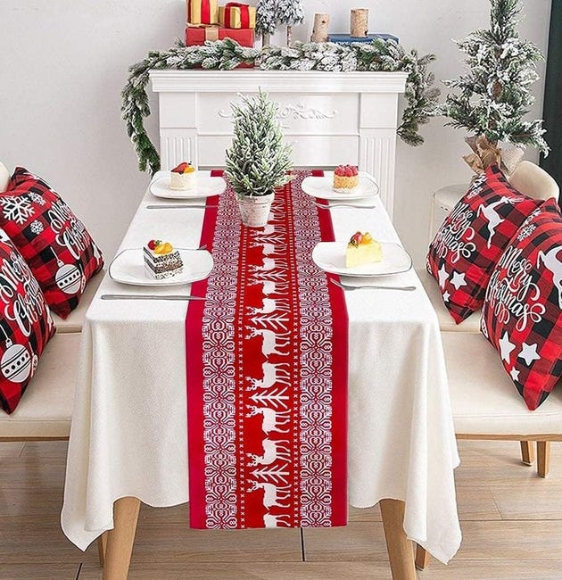 Tessuto Di Lino Runner Da Tavola Cinco De Mayo, Motivo Messicano Dia De Los Muertos, In Lino, 33x228 Cm, Per Feste E Uso Quotidiano Decorazione Cinco De Mayo Tessuto Di Lino Runner Da Tavola Cinco De Mayo, Motivo Messicano Dia De Los Muertos, In Lino, 33x228 Cm, Per Feste E Uso Quotidiano Decorazione Cinco De Mayo