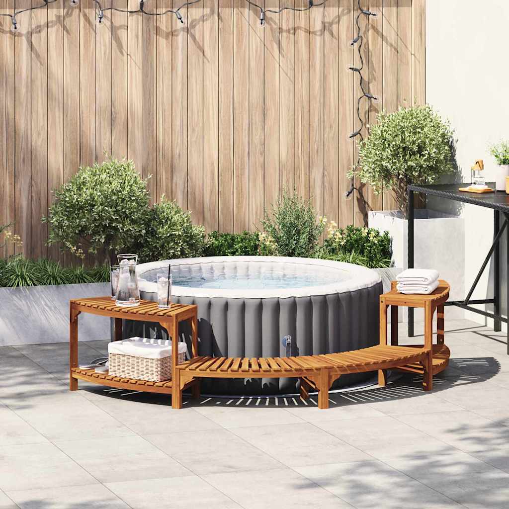 Couvercle Bain à Remous Gonflable 135cm Carré - Protection UV, Isolation Thermique & Anti-débris