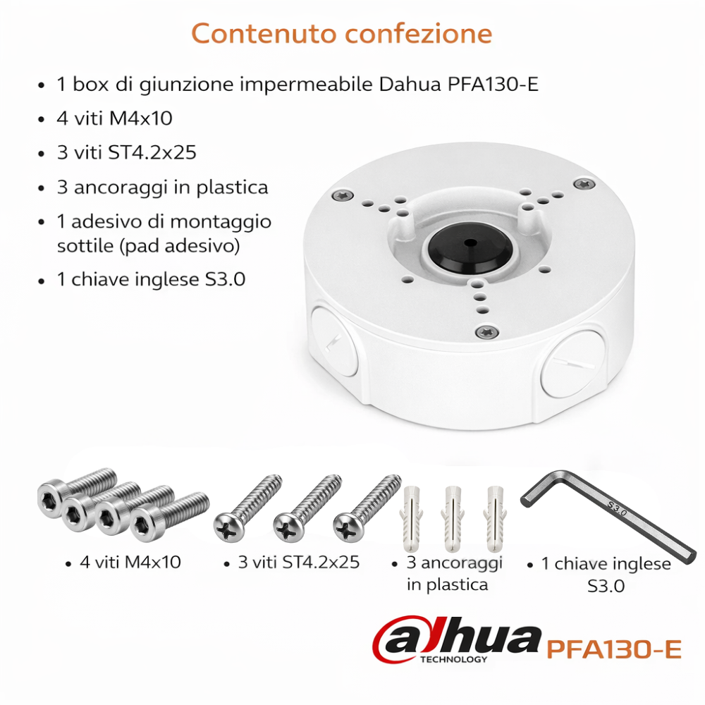 Dahua Technology PFA130-E Boîte de jonction - 4