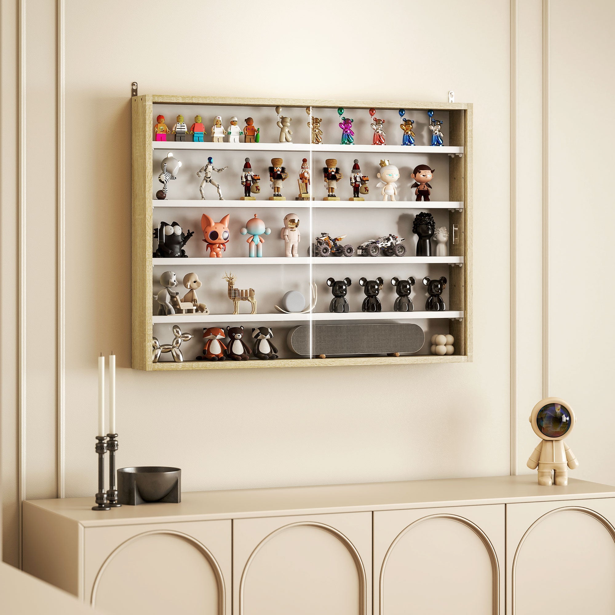 Vitrine Panneau de particules HOMCOM - 8