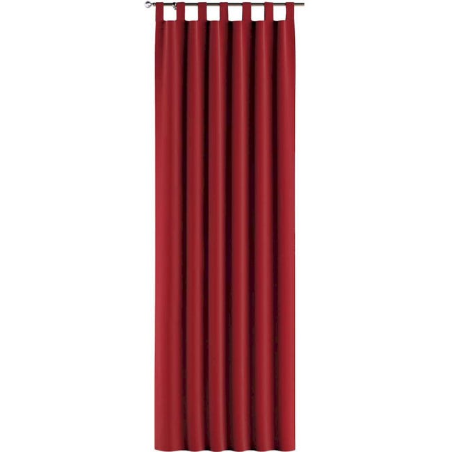 Rideaux à pattes Posh Velvet en velours 130 x 260 cm Rouge Cerise ...