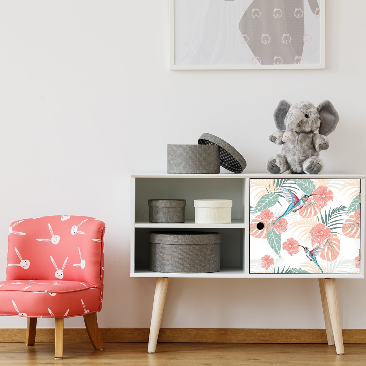 Adesivo mobili tropicale Faaa - Sticker adesivo - adesivi murali - 40x60cm - 4