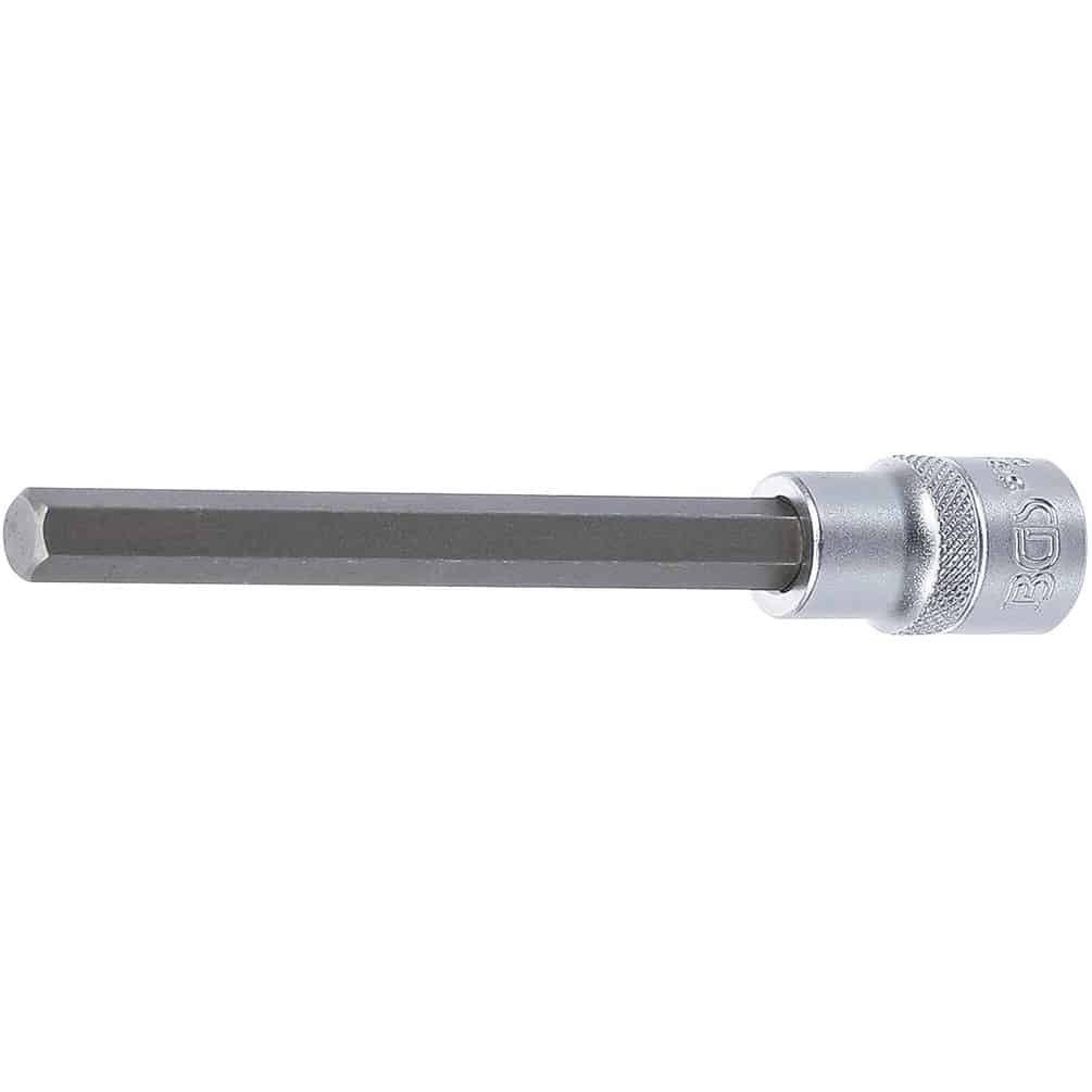 BGS 8887 Jeu De 6 Douilles Embouts 1/2" Six Pans Creux 6-14 Mm – Chromage Mat – Clé à Douille Pro