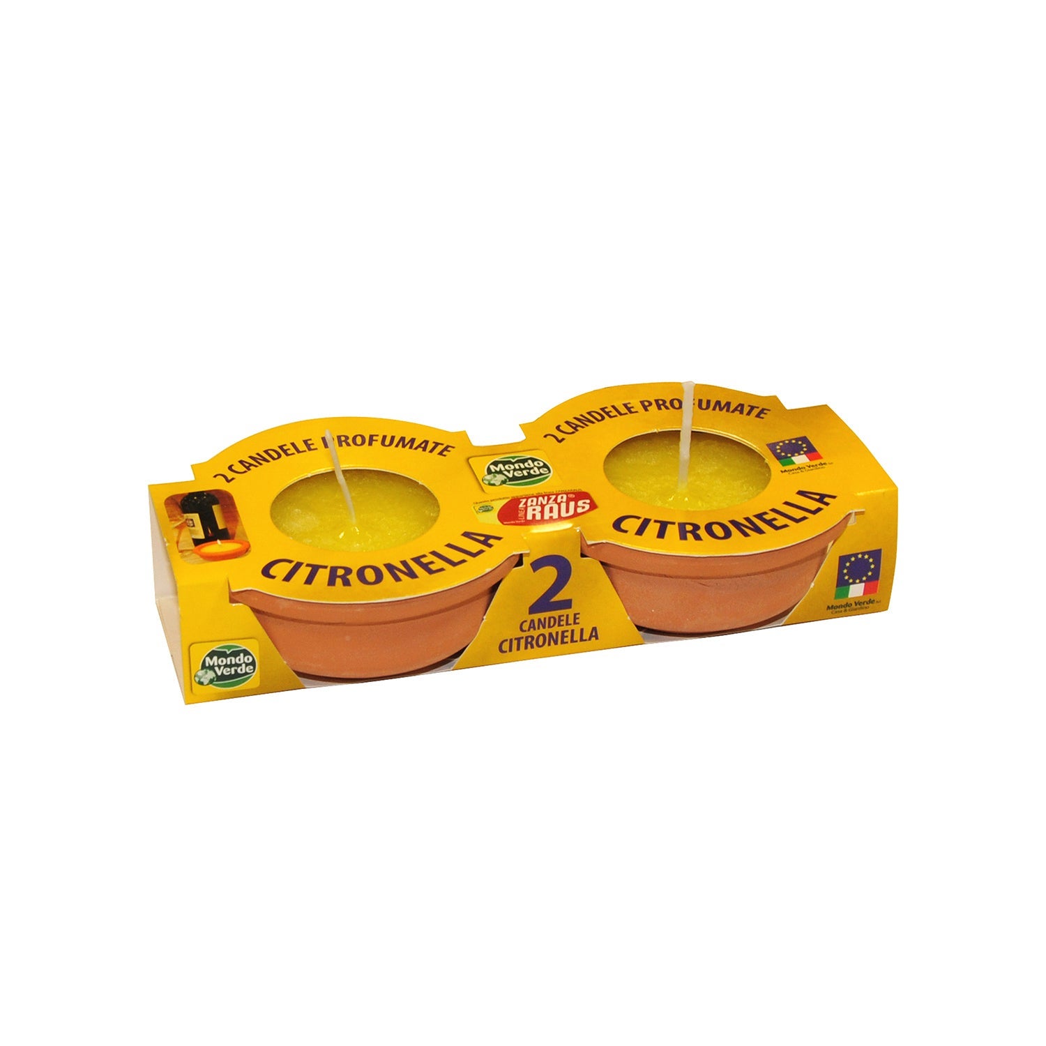 Candele coniche 2,2 cm h. 25 cm 2 pezzi - Verde Scuro