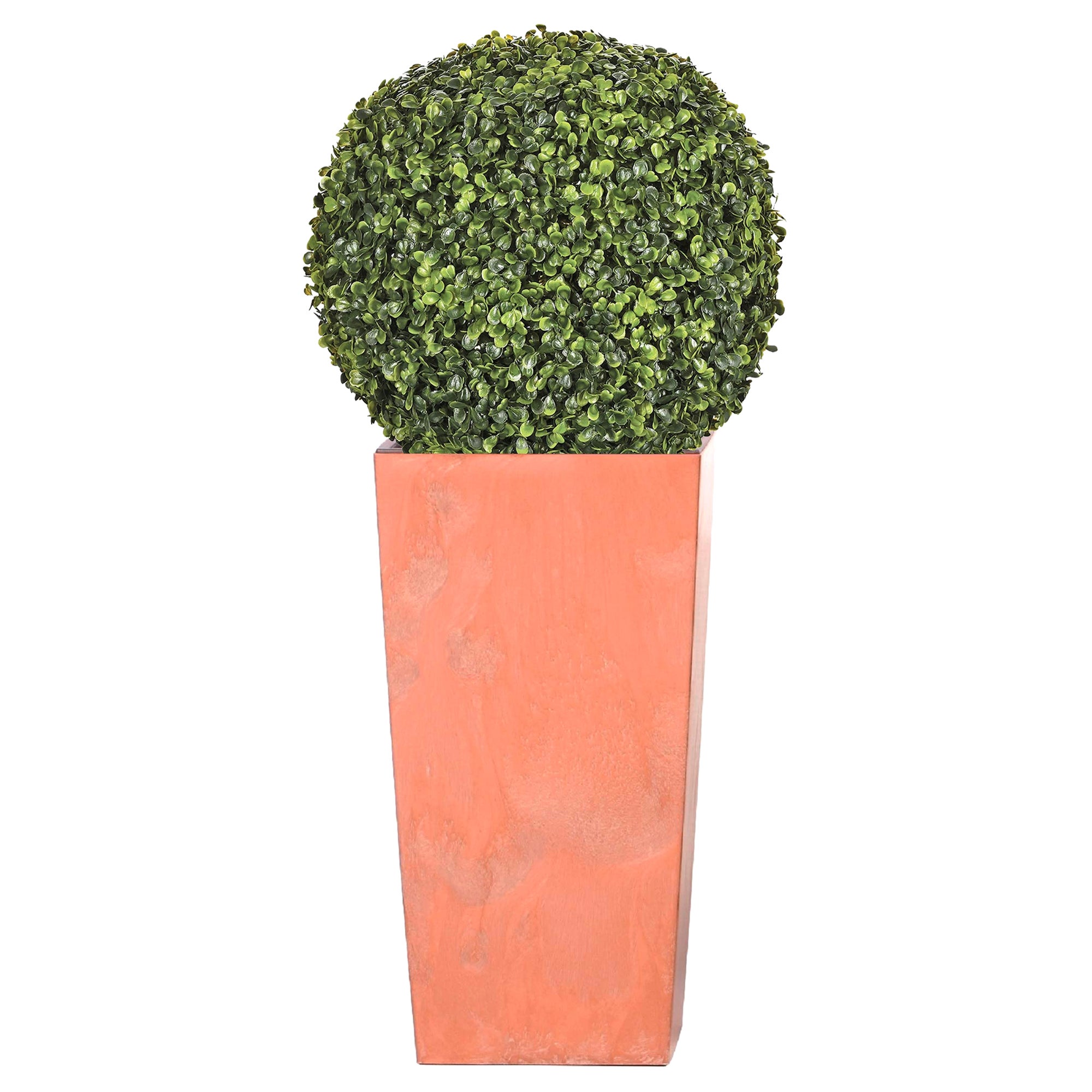 Prosperplast Urbi Square 35 L Vaso De Plástico Alto Com Tanque Branco