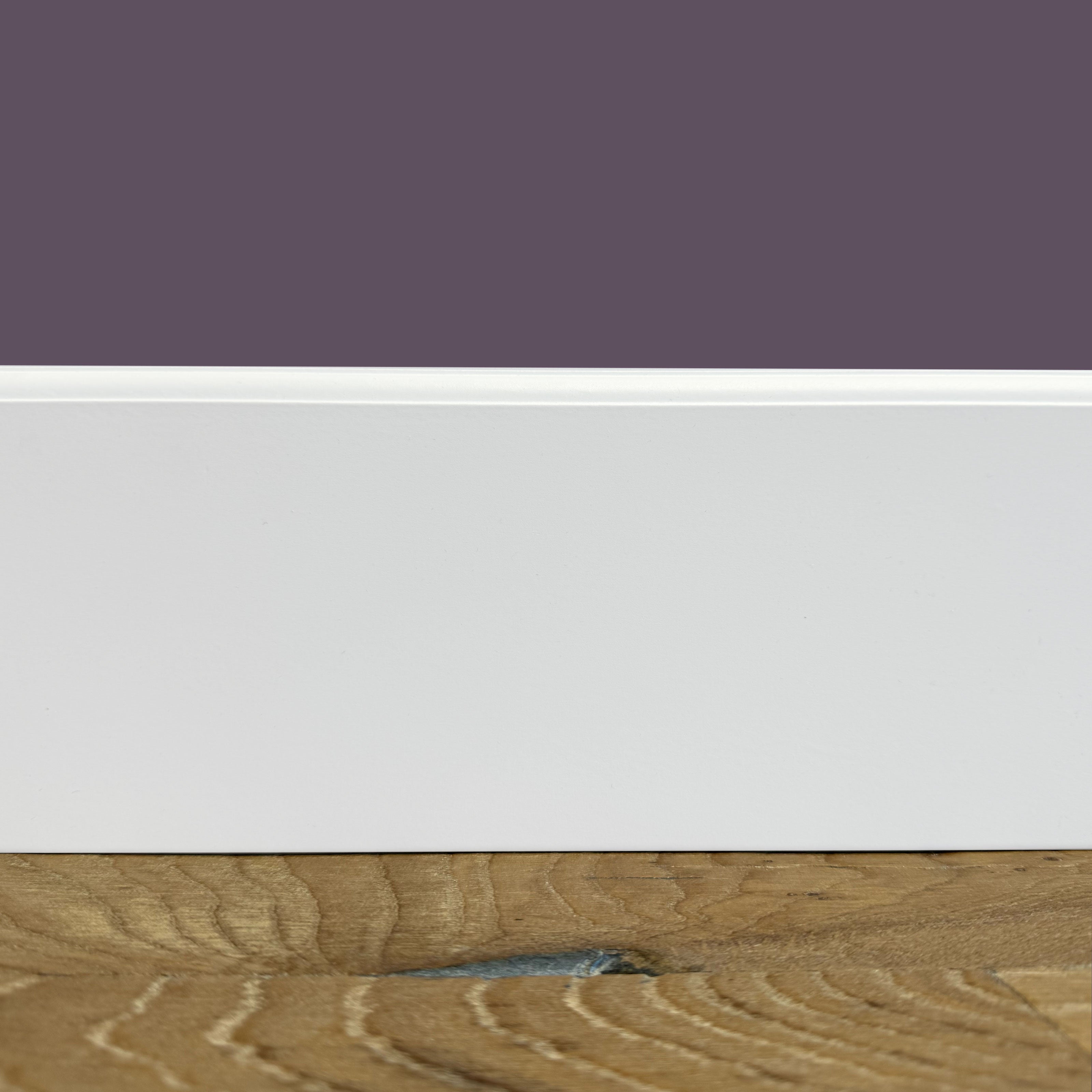 PLINTHE FIRENZE EN FIBRE DE BOIS COMPACTE 120X12 BLANC (prix au mètre linéaire) - 4