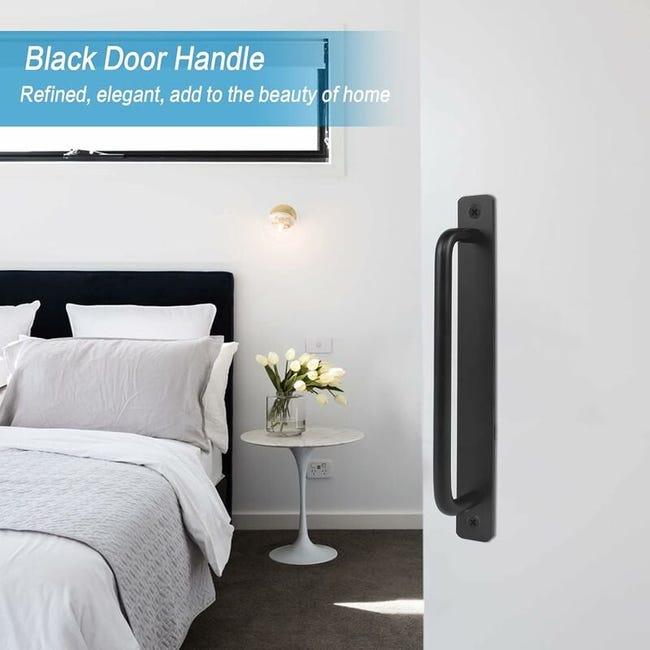 Maniglia Per Porta Scorrevole In Lega Alluminio - 200mm, Bianco, Per Armadi E Garage - Foto 5