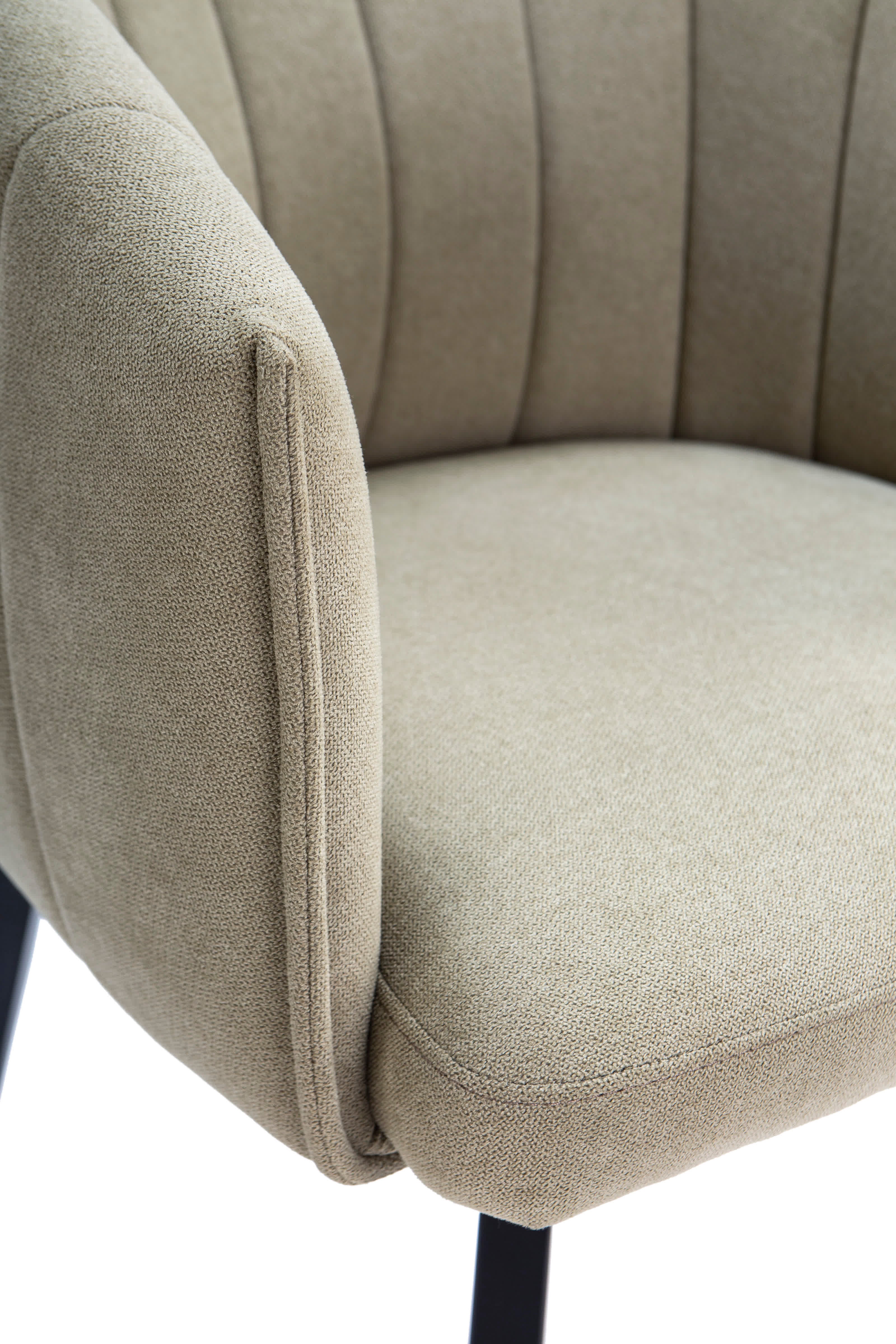 Poltrona con struttura in metallo e gambe 60x60 h81 cm - 4