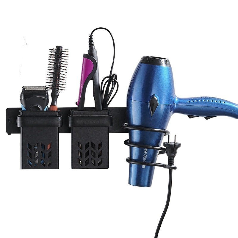 Portaoggetti per asciugacapelli a parete bagno multifunzionale per parrucchieri e strumenti per barba piastra per capelli deposo per ferro arricciacapelli 13 Portaoggetti per asciugacapelli a parete bagno multifunzionale per parrucchieri e strumenti per barba piastra per capelli deposo per ferro arricciacapelli 13