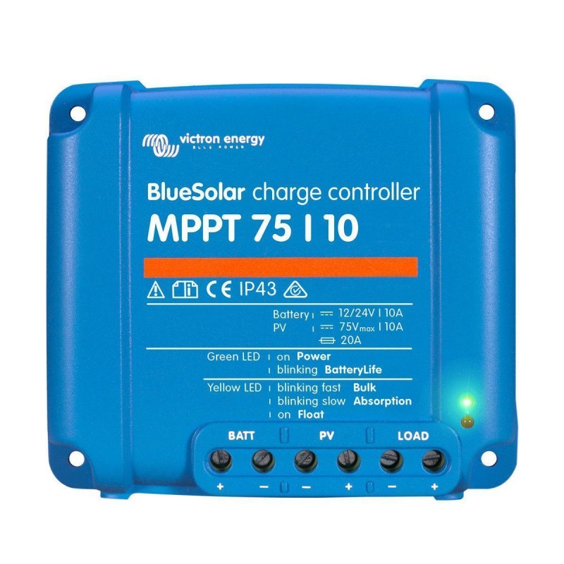 Régulateur Solaire MPPT Antarion 10A - Compatible Batteries 12V (acide, Gel, AGM, Lithium) - Puissance Max 145W - 6