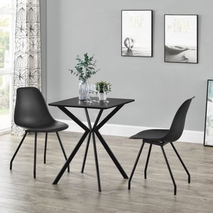 Table à Manger 120x60cm - Chêne Fumé, Style Bistrot