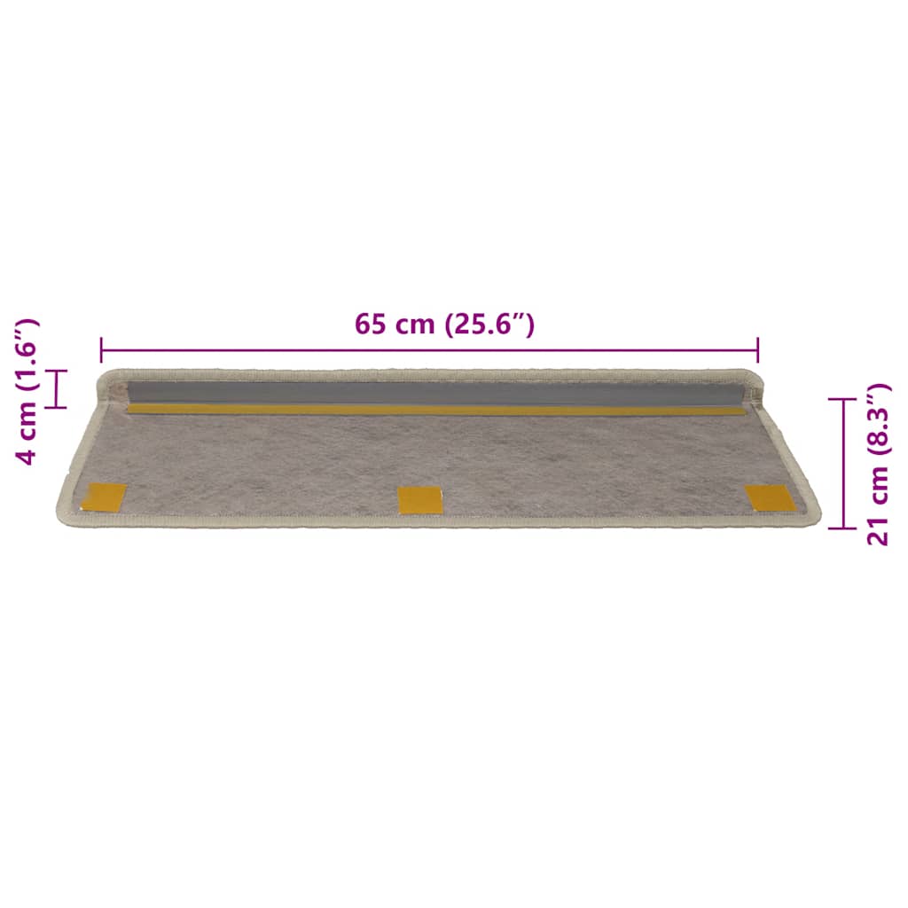 Tapis d'escalier autocollants 30 pcs | Paillasson d'escalier | Tapis de marche 65x21x4 cm vert CFW830605 - 8