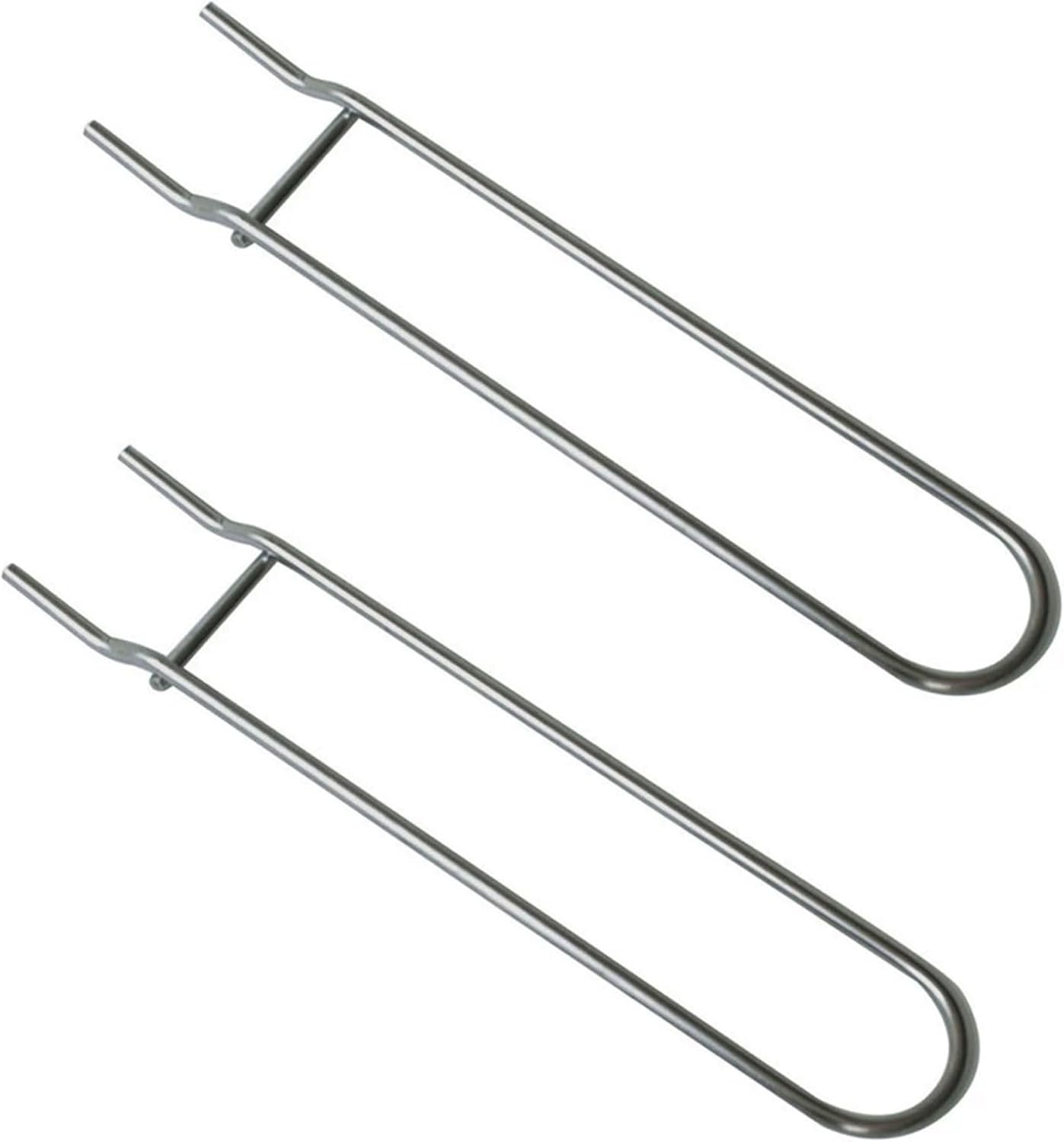 szt. podnośników do grilla ze stali nierdzewnej, uchwyty do grilla BBQ, łatwe podnoszenie gorących i brudnych grilli, akcesoria