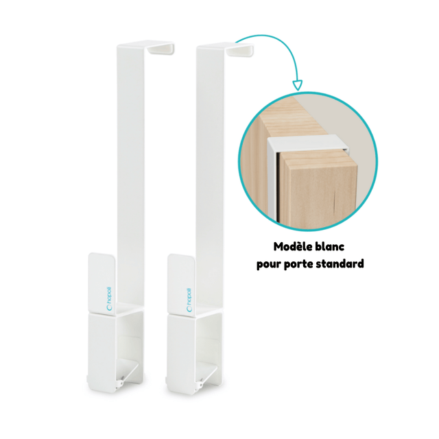 Enfile-couette Hopoli - Porte Standard Blanc