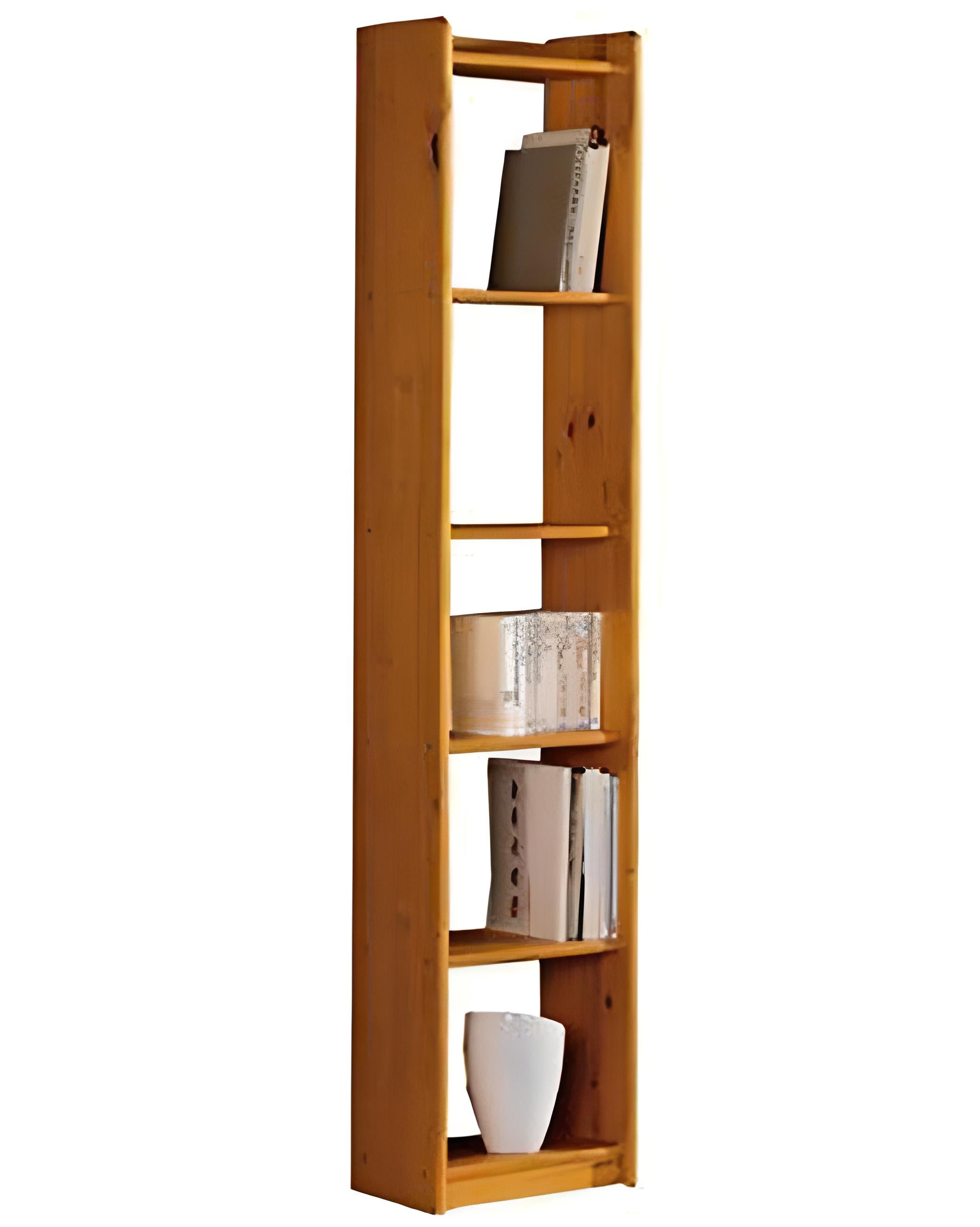 Bibliothèque Marron miel 80x35x154 cm Bois de pin massif - Bibliothèque