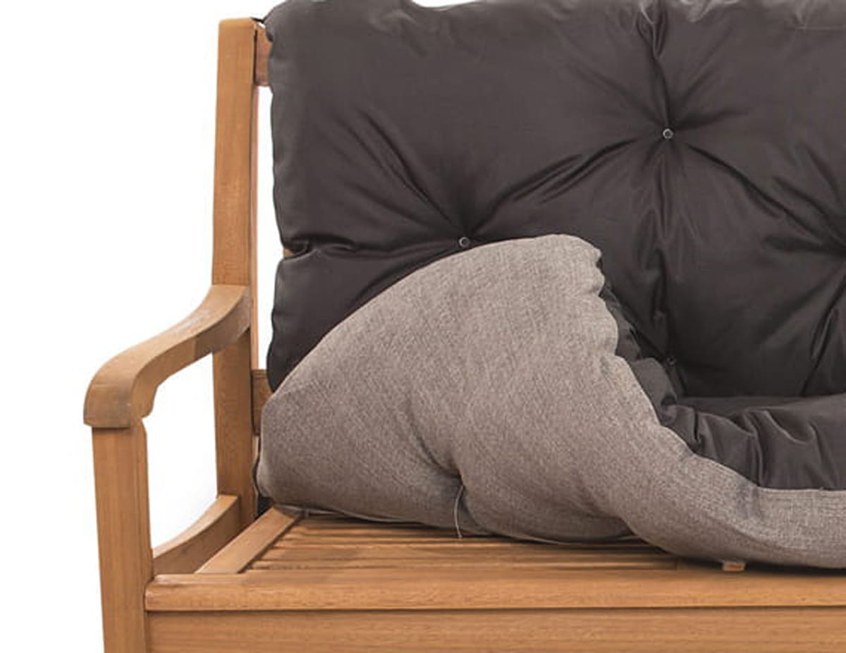 Set Coussins palettes, Assise 120 x 60 et Dossier 120 x 40cm Noir, coussins canapé / coussin pour palette in / extérieur, SETGARDEN - 3