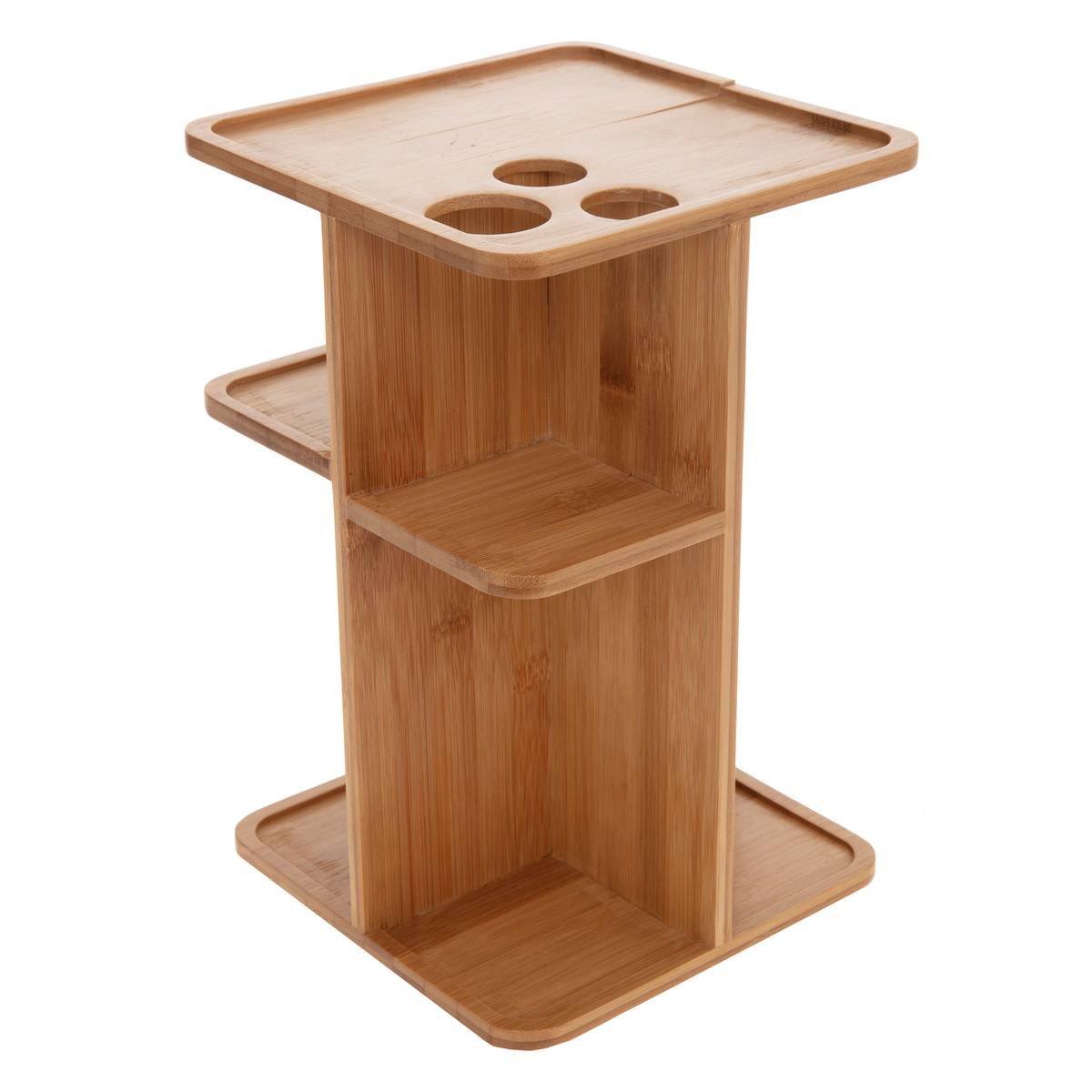 Porte-capsules de café rotatif en bambou - Arts de la table