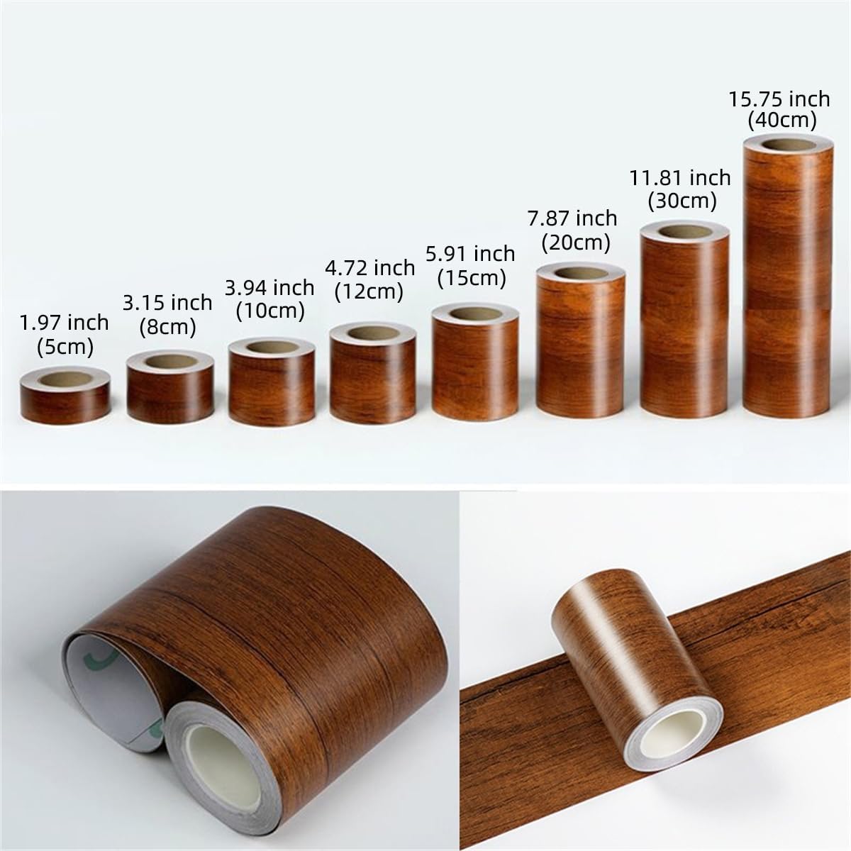 LARS360 Bordo Per Aiuole In Plastica Effetto Legno – 1 Elemento 28x24 Cm, Resistente Alle Intemperie E Al Gelo - 2