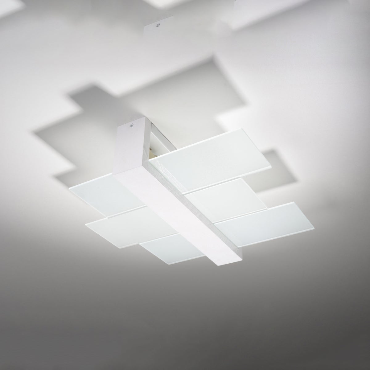 Plafon IGNIS 2 biały LED 4000K - 43x43x12cm Sollux