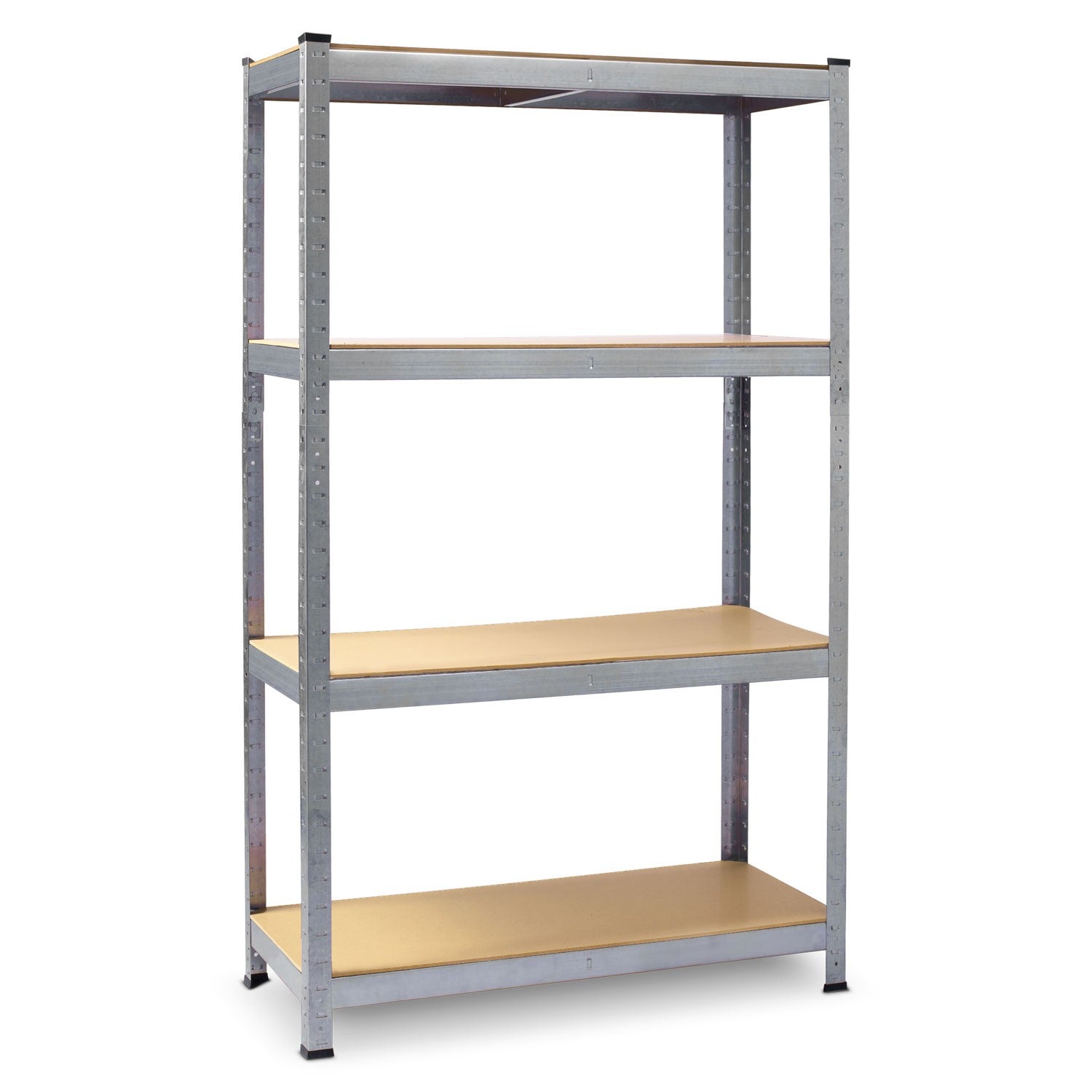 Zestaw 2x regał magazynowy Plonos metalowy garażowy 180x90x40 cm - 3