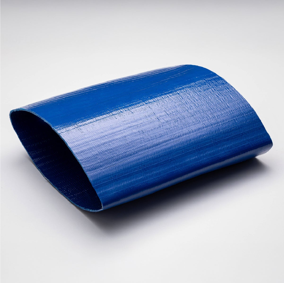 Linxor - Tuyau de refoulement, d'arrosage plat en PVC - Bleu - 25 m x 40 mm - 4