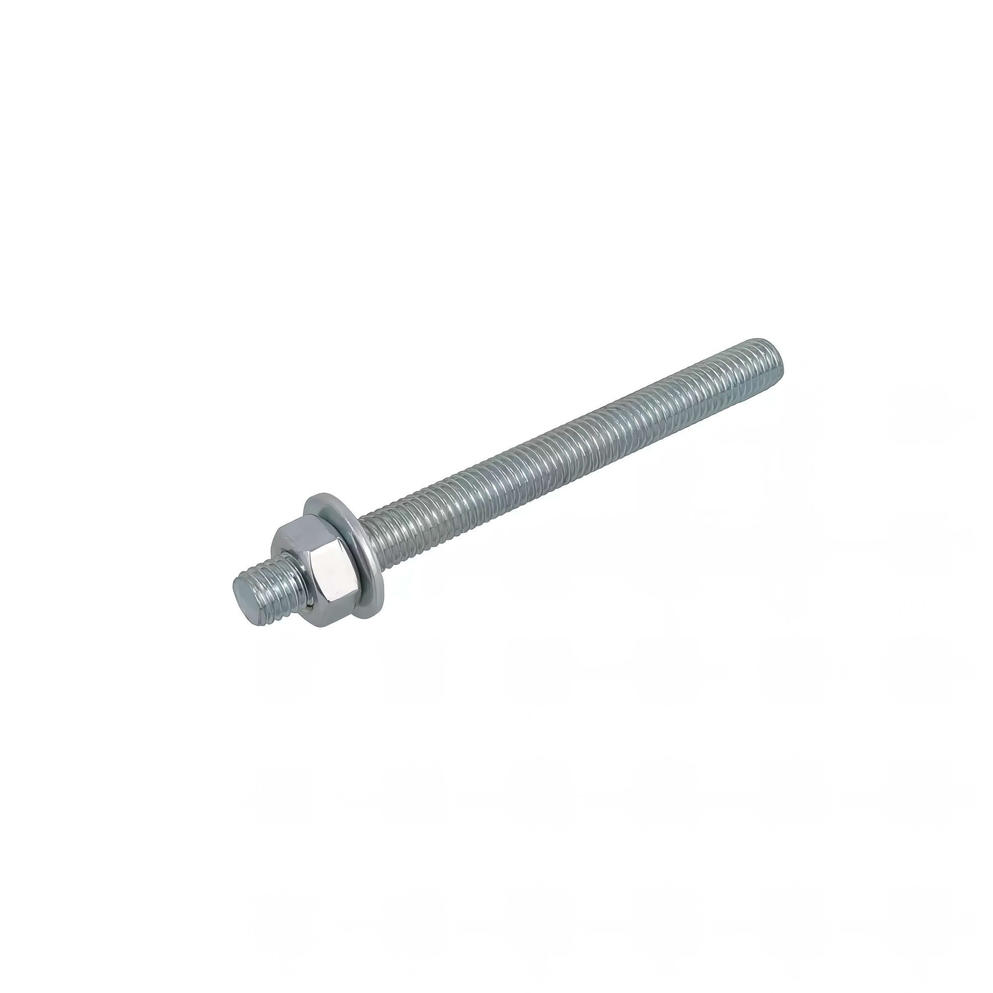 10 Tiges pour Scellement Chimique 5,8 acier Zn - diamètre 10 mm - Longueur 160 mm - Diamètre 10 - 12 mm - 3