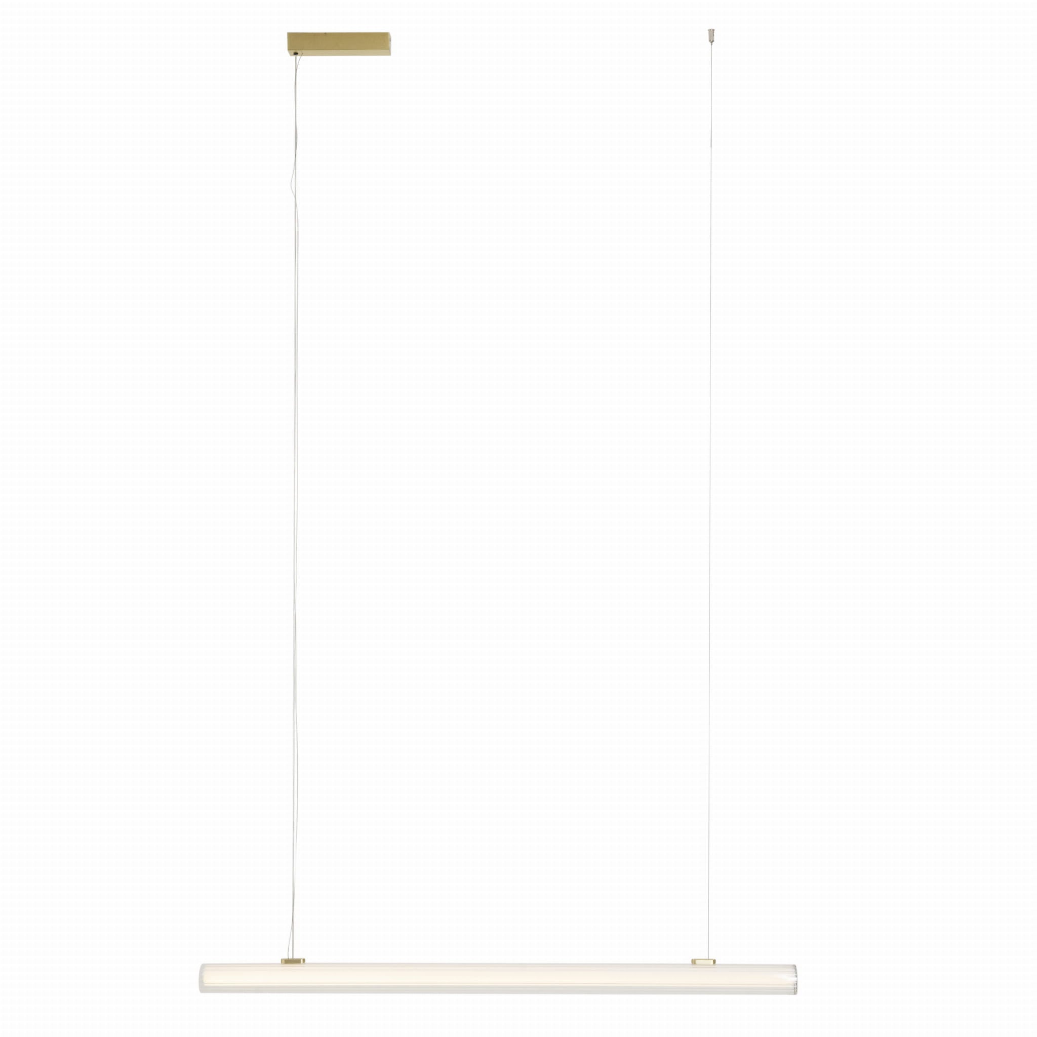 Lampa sufitowa szklana LED FAYETTE 18W ciepła 1170lm szkło złota wym:200x121x6cm IP44 Maxlight