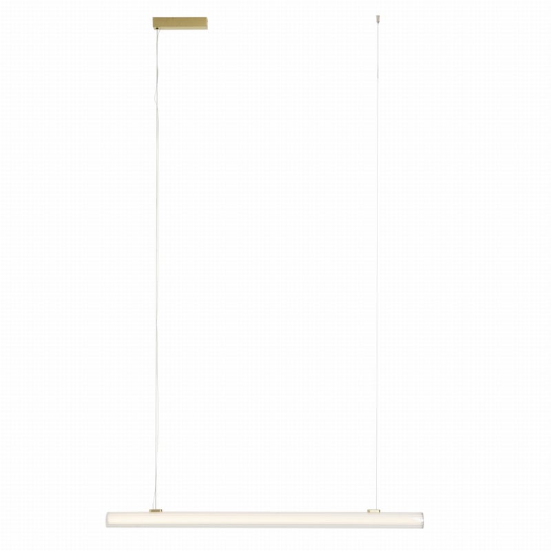 Lampa sufitowa szklana LED FAYETTE 18W ciepła 1170lm szkło złota wym:200x121x6cm IP44 Maxlight