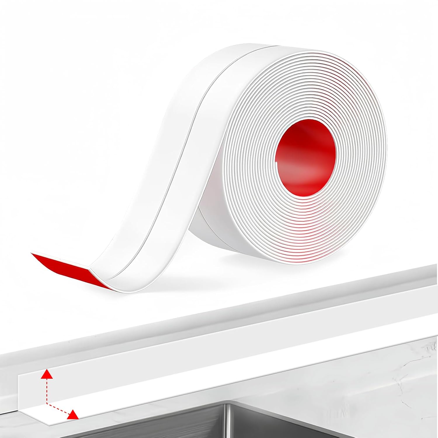 PETEC Nastro Sigillante Butilico 20 Mm X 3 M – Bianco, Per Carrozzeria E Impermeabilizzazione, Modellabile, Resistente UV
